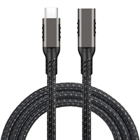 Nuevo de USB3.1 cable macho a hembra PD100W USB-C Gen 2 rápido de carga de tipo C de alambre para Macbook Pro portátil accesorios de computadora