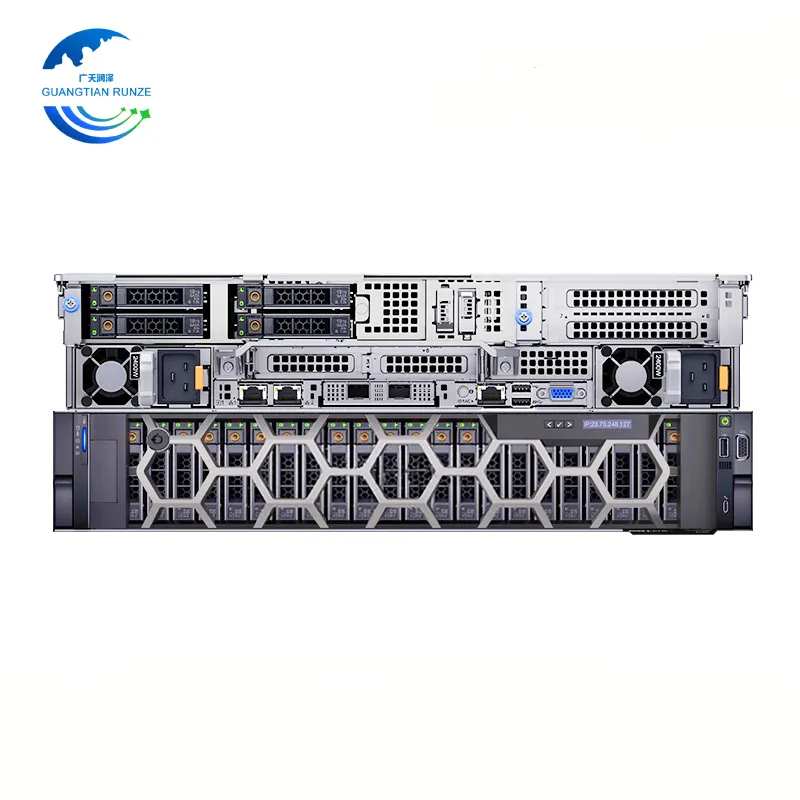 Host de servidor 2U Montado en Rack de cuatro vías R840 almacenamiento en red de aprendizaje profundo análisis de datos virtualización personalización 5218R * 4