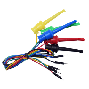<span class=keywords><strong>Mini</strong></span> kapmak testi kanca Breadboard aktarma kabloları yumuşak esnek silikon <span class=keywords><strong>Test</strong></span> uçları - Product Image 4
