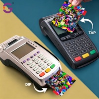 Pegatina holográfica personalizada para tarjeta de crédito, troquelada, impermeable, removible, para tarjeta de débito, precortada, con ranura para chip, decoración vívida de gato para tarjetas bancarias