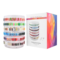 Présentoir rotatif 300 couleurs pour vernis à ongles, support de nuancier d'ongles à 360 degrés pour salon