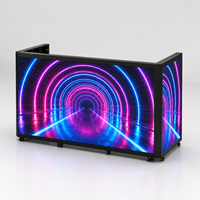 Écran LED pliable P3.91 pour DJ, écran portable 3 faces pour clubs, mariages et événements, spectacles sur scène