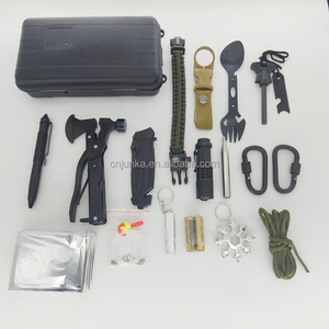 JK-H-005 ngoài trời cắm trại du lịch đa chức năng Hoang Dã Viện trợ đầu tiên SOS EDC khẩn cấp <span class=keywords><strong>Survival</strong></span> <span class=keywords><strong>kit</strong></span> - Product Image 2