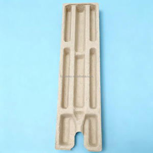 Nhà sản xuất cung cấp trực tiếp tùy chỉnh bã mía đúc bột giấy khay khô ép thân thiện với môi trường phân hủy sinh học bột giấy - Product Image 5