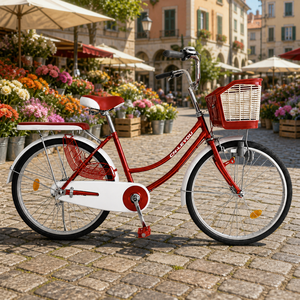 Vélo de ville pour adultes, modèle femme, 26 pouces, cadre en acier, VTT monovitesse, suspension souple, jantes en alliage d'aluminium, frein à câble, classique, en promotion - Product Image 4