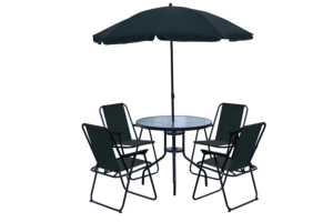 Ortable IGN eSign 6-Piece et amamping able arararoffee ututdoor able nd hair Set ITH unshade - Product Image 2