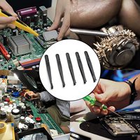 Pinzas de plástico profesional, juego de pinzas de fibra conductora electrónica, barata, esd