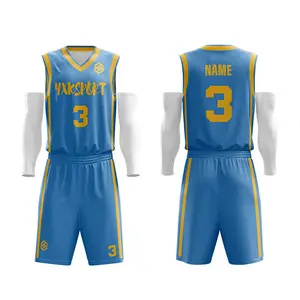 Uniformes de baloncesto para adultos, kits de baloncesto originales personalizados, camiseta de baloncesto con logotipo impreso por sublimación