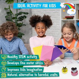 Kit para Hacer Velas <span class=keywords><strong>de</strong></span> <span class=keywords><strong>Cera</strong></span> <span class=keywords><strong>de</strong></span> <span class=keywords><strong>Abeja</strong></span> para Niños - <span class=keywords><strong>Cera</strong></span> <span class=keywords><strong>de</strong></span> <span class=keywords><strong>Abeja</strong></span> 100% Pura, 16 Láminas Multicolores, 6 Herramientas <span class=keywords><strong>de</strong></span> Corte Seguras para Proyectos <span class=keywords><strong>de</strong></span> Manualidades con Velas STEM - Product Image 3