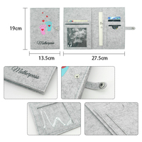 Allemagne Best-Seller Mutterpass Passer Couverture 100% Polyester Personnalisé Couverture de Passeport Pour Les Mères