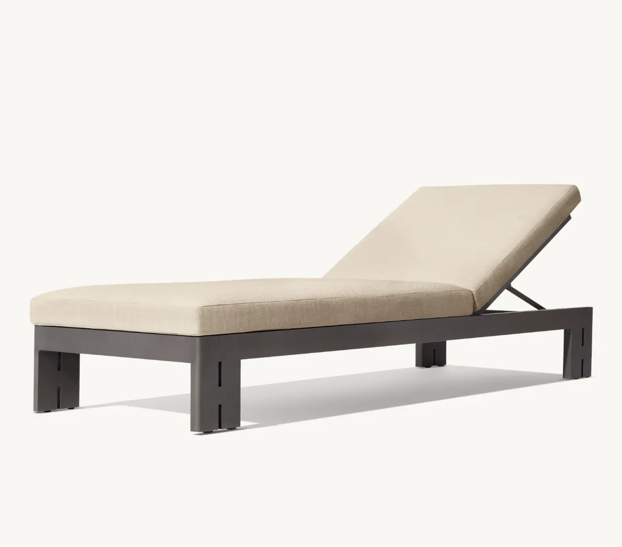 Lit de soleil moderne en aluminium MATIRA Terrify qualité discount lit de jour modulaire de jardin patio mobilier d'extérieur chaise de loisir au bord de la piscine