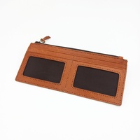 Nouvelle pochette en cuir véritable ciré, imperméable, avec fermeture à cadenas, design multifonctionnel avec portefeuille détachable