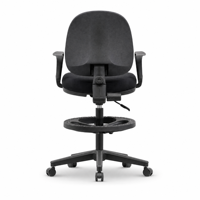 Chaise de bar/tabouret ergonomique moderne pour bureau, base en nylon, confort amélioré pour le personnel, mobilier essentiel pour les réunions
