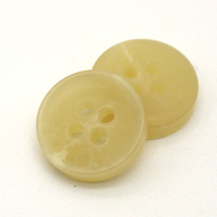 Boutons de chemise en résine 4 trous boutons vêtements costume Cardigan col boutons vêtements vente en gros