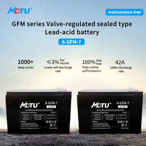 แบตเตอรี่โมโตเจลโซลาร์ตะกั่วกรด ไม่ต้องดูแลรักษา 12V 7Ah 9Ah สำหรับเครื่องสำรองไฟ (UPS) - Product Image 4