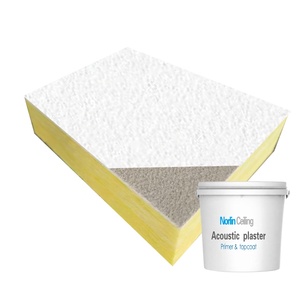 Panneaux <span class=keywords><strong>de</strong></span> <span class=keywords><strong>laine</strong></span> <span class=keywords><strong>de</strong></span> <span class=keywords><strong>roche</strong></span> super résistants pour revêtement mural léger et insonorisant en pulvérisation <span class=keywords><strong>de</strong></span> sable sans joint - Product Image 1