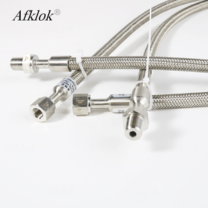 1 mét kim loại bện Ống 230 thanh thép không gỉ 316 Cổng kết nối 1/4 NPT m đến 1/8 NPT F - Product Image 2