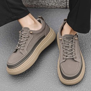 Chaussures en toile pour hommes Empire Pipe, bout rond, à lacets, respirantes, semelle en caoutchouc, chaussures décontractées - Product Image 3