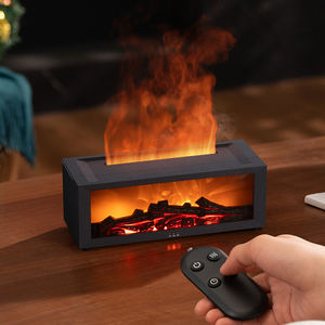 <span class=keywords><strong>LFLF</strong></span> Diffuseur d'arômes ultrasonique électrique automatique LED 5V, simulation de cheminée, coloré, pour huiles essentielles, capacité 250 ml - Product Image 4