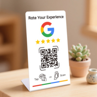 Etiqueta NFC de PVC de 13.56mhz para Reseñas de Google, Tarjeta de Visita Digital con Código QR, Escaneo y Tocar para Hoteles