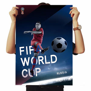 <span class=keywords><strong>Affiche</strong></span> murale de football en impression numérique 30x45cm sur toile, écologique, résistante aux UV, impression de <span class=keywords><strong>star</strong></span> du football - Product Image 2