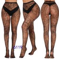 Nouvel ensemble de collants en résille pour Halloween, combinaison en résille à grands crânes pour femme, collants de cosplay pour le Festival des Fantômes
