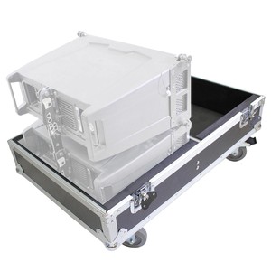 Dòng mảng trường hợp chuyến bay cho 4 <span class=keywords><strong>RCF</strong></span> HDL6-A loa với bánh xe bền loa bảo vệ trường hợp nhôm thiết bị giao thông vận tải hộp - Product Image 3