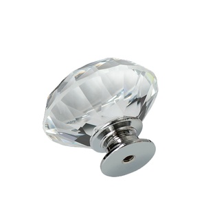 Global Supply Chain Best Price Furniture Crystal <strong>Knob</strong> Glass <strong>Knobs</strong> for Bedroom Crystal Handle Dresser <strong>Diamante</strong> <strong>Drawer</strong> Handle - Product Image 1