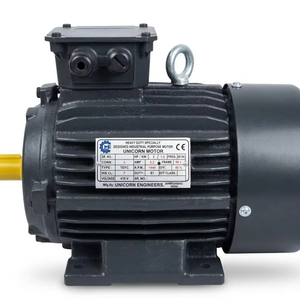 มอเตอร์ไฟฟ้า 2 แรงม้า 2880 รอบต่อนาที 2 โพล สามเฟส แบบติดตั้งบนฐาน สำหรับงานหนัก มอเตอร์ไฟฟ้ากระแสสลับ มอเตอร์เหนี่ยวนำ มอเตอร์โรงงาน - Product Image 1