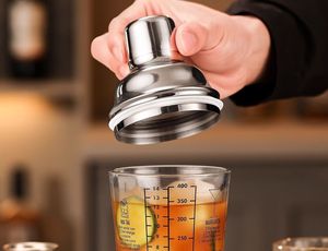 Vaso de vidrio para bebidas de <span class=keywords><strong>400</strong></span> <span class=keywords><strong>ml</strong></span> al por mayor, Copa metálica resistente a altas temperaturas, coctelera de acero inoxidable personalizada con báscula - Product Image 6