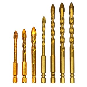 Brocas de Carburo Métricas de Longitud Corta con Vástago Hexagonal Phillips, Rosca Derecha, para Todos los Materiales, Uso Doméstico - Product Image 1