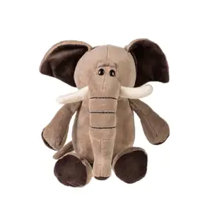 大象毛绒丛林动物玩具野生动物园毛绒动物9.8英寸可爱毛绒动物玩具大象儿童玩具