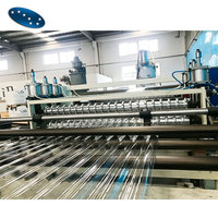 Ligne de production de tôles ondulées en PC protégées contre les UV Sevenstars, machine d'extrusion de tuiles ondulées en polycarbonate de haute qualité, prix