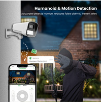Cámara CCTV de 4MP, Seguridad para el Hogar, 2K POE IP CMOS H265+, Sistema NVR, Detección por IA, Exterior, Tipo Bala, Visión Nocturna a Todo Color, Almacenamiento en la Nube