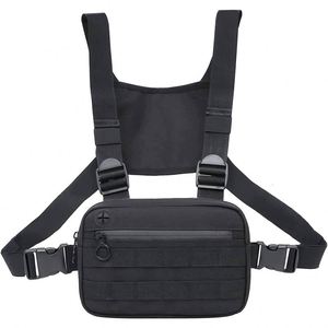 BSCI-zertifizierte Fabrik: Leichte, verdeckte Brusttasche/Holster, Brustgurtweste mit integriertem Handyhalter für Workouts, Radfahren & Wandern - Product Image 1