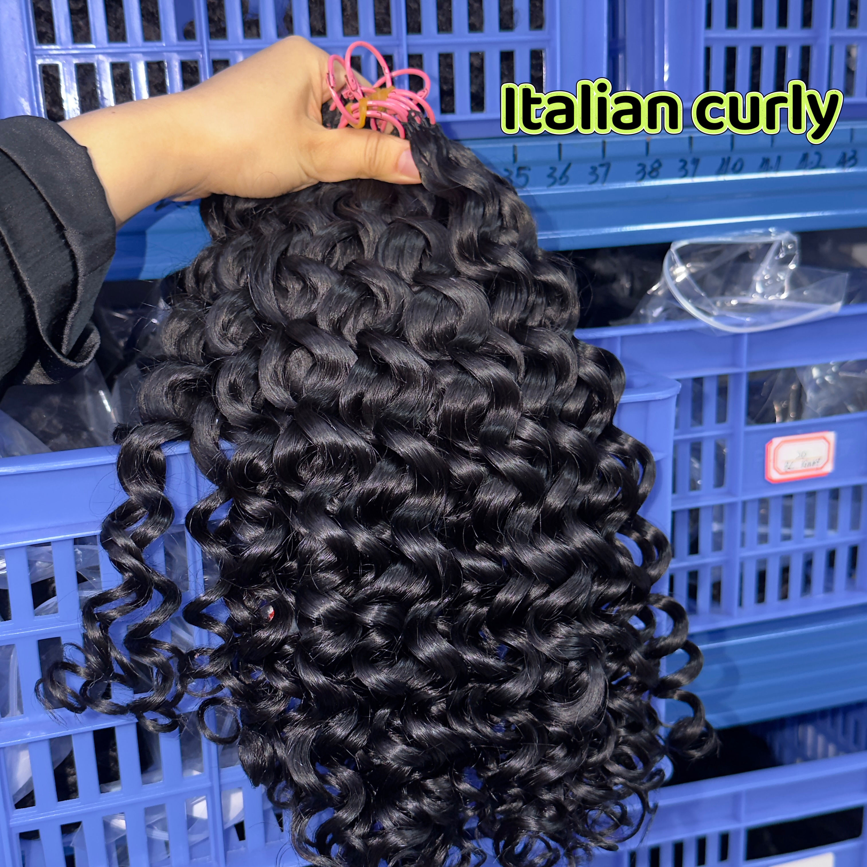 Lot de 1 mèche crochetée "Curl Italienne" (100g/mèche)