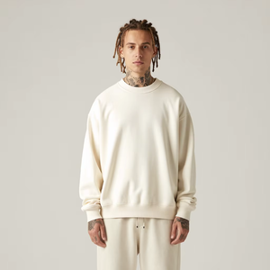 Sweat-shirts et hoodies thermiques pour hommes à col rond doublés polaire, personnalisables, de la marque Streetwear - Product Image 1