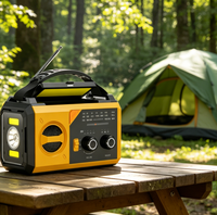 Neue 2026 Tragbare Solar-Powerbank 20000mAh AM/FM/NOAA Handkurbel Notfall-Wetterradio Taschenlampe SOS-Alarm Outdoor 10-30W Ausgangsleistung