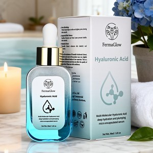 Suero Facial con Ácido Hialurónico Multimolecular Encapsulado de Marca Privada, Hidratante Intensivo, Rellenador, Suavizante y Reafirmante - Product Image 2