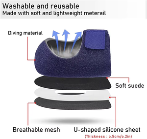 Plantar Fasciitis <span class=keywords><strong>Achilles</strong></span> pelindung hak, cangkir bantal tumit, pendukung perawatan kaki tumit pecah-pecah - Product Image 6