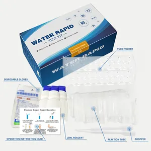 Serie de prueba rápida Kit de prueba de oxígeno disuelto Acuicultura Agua DO Análisis Reactivo 50 pruebas con precio de fábrica