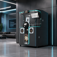 Kiosque à café intelligent, distributeur automatique entièrement automatique, utilisation commerciale en libre-service