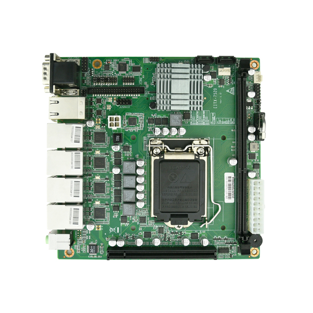 New Mini ITX LGA1155 Intel H61 Motherboard for I3/I5/I7 2nd/3rd Gen DDR3 Single Channel SATA Server Industrial Use