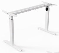 Moteur double réglable en hauteur Bonne conception Cadre de bureau électronique ergonomique Bureau debout extensible Bureau assis-debout Métal