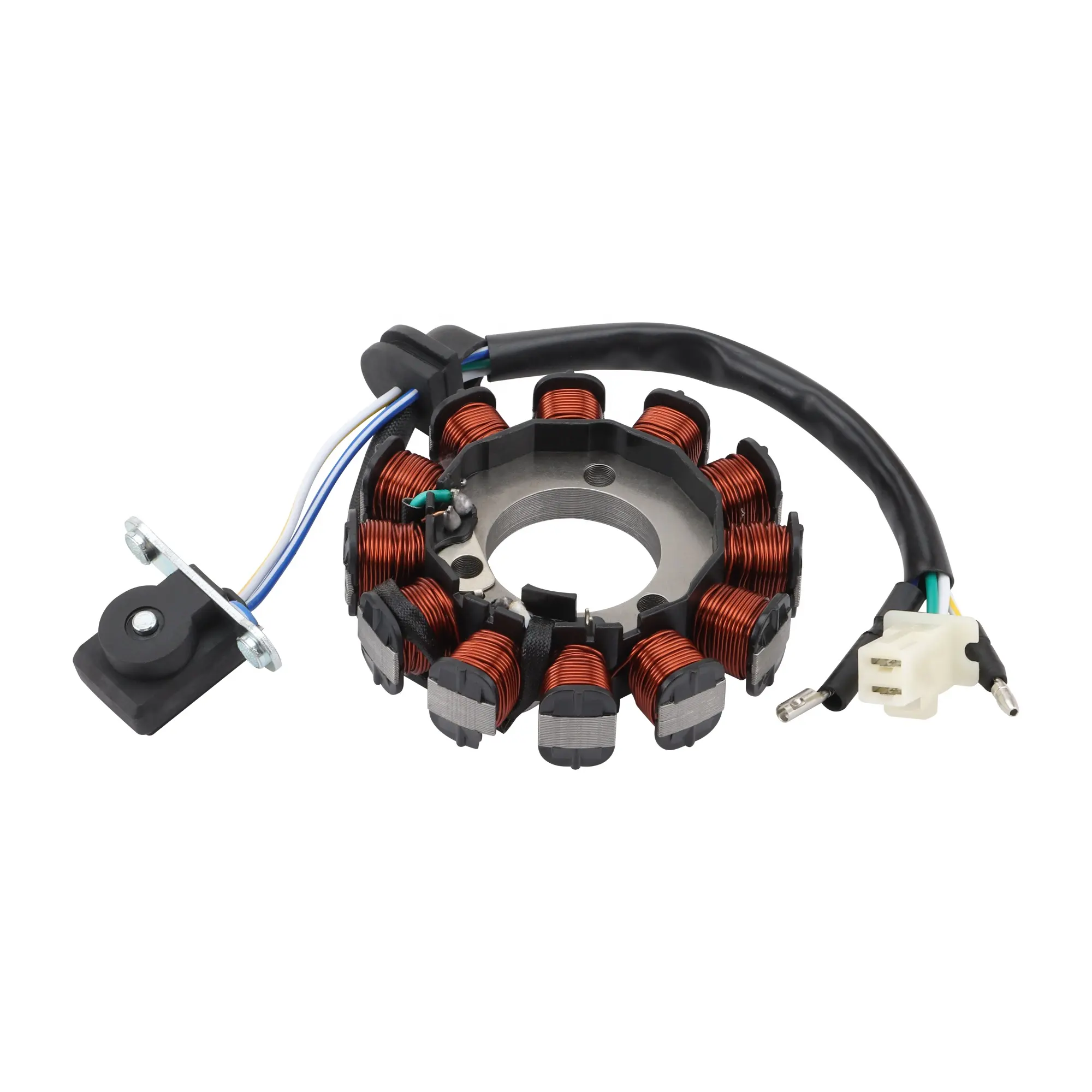 GOOFIT Magnetic Motor Stator Assy For Honda 31120-KWF-941 CBF125 2008-2015 Motorcycle Generator Parts Stator Coil Comp