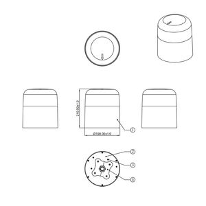 Antena direccional 5G 4x4 MIMO de alta ganancia 7dBi 600-6000MHz <span class=keywords><strong>SMA</strong></span> conector impermeable al aire libre para <span class=keywords><strong>Smart</strong></span> City IoT - Product Image 3