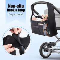 Sac organisateur de poussette bébé en néoprène Durable de grande capacité pour activité de plein air sac à couches de voyage multifonction personnalisé