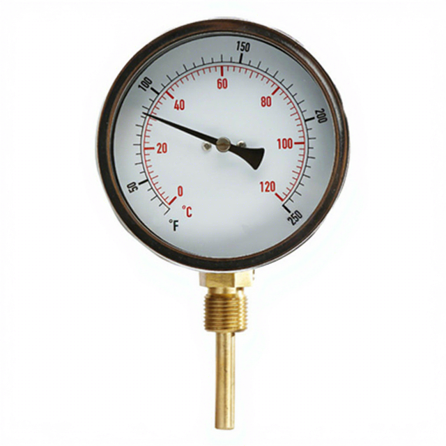 Hot Sale Black Steel case Hot Water Temperature Gauge Thermometer