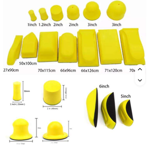 Support de ponçage en mousse PU pour le nettoyage et le polissage des voitures, <span class=keywords><strong>disque</strong></span> de ponçage, support à crochets et boucles - Product Image 4