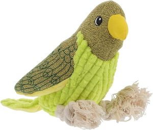 Factory Outlet Producto para mascotas Cuerda de algodón natural y PANA Squeaky Chew Bird Plush Dog Bit Toy - Product Image 5